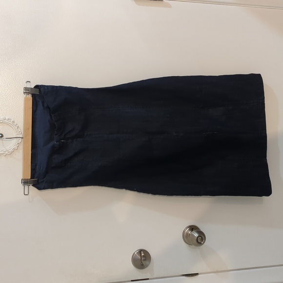 Le Chateau denim strapless tube dress, size small - Picture 3 of 4